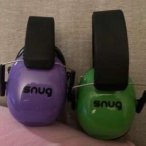 Snug Kids Over-Ear Headphones - Black, Purple, and Green